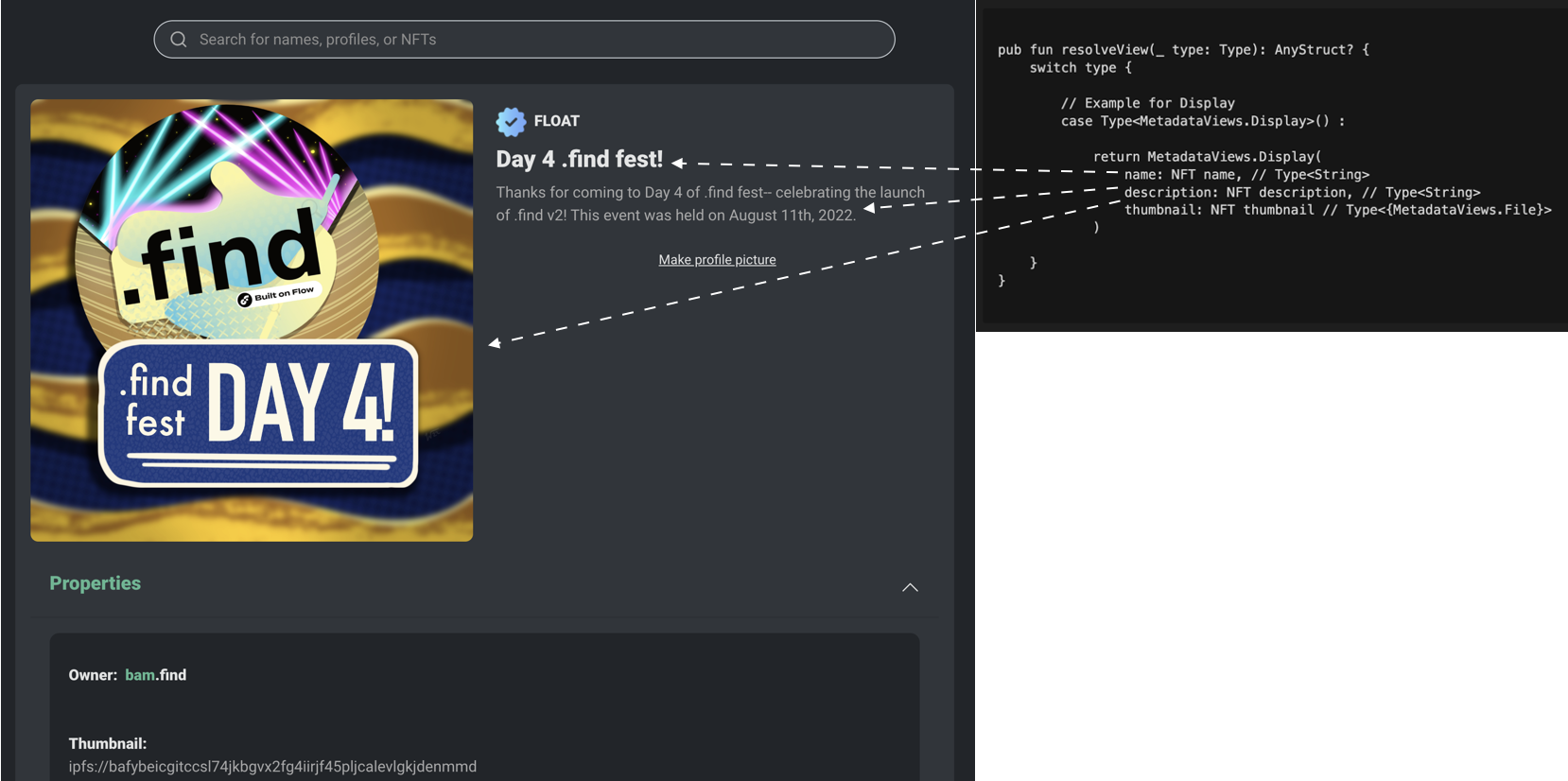 Display MetadataViews.Display